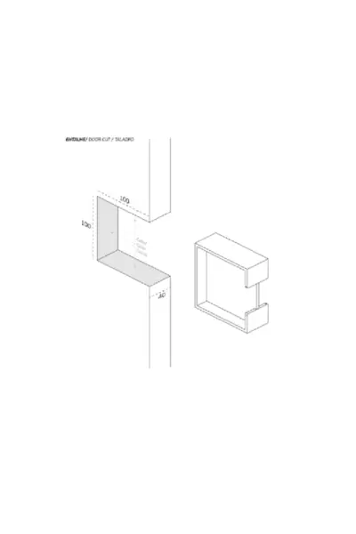 JNF SQUARE CONCEALED FLUSH HANDLE - IN.16.300 - Image 6