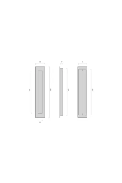 JNF CONCEALED FLUSH HANDLE - IN.406 - Image 2