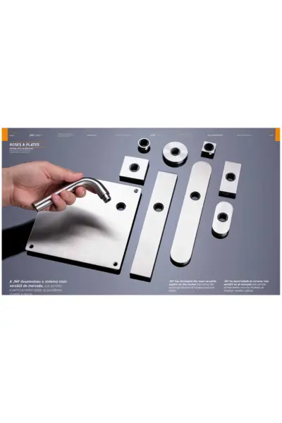 JNF OUTLINE LEVER HANDLES - NO ROSE - IN.00.313.SR - Image 5