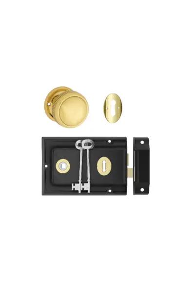 TRADCO RIM LOCK AND MILLED EDGE KNOB SETS