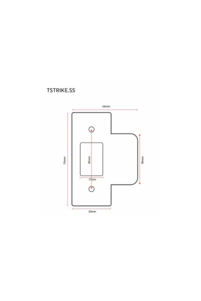 SYLVAN T STYLE EXTENDED STRIKER PLATE - Image 3