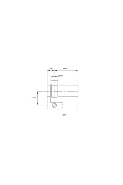 YALE EURO CYLINDER FIXED CAM HALF KEY - P33279 - Image 3