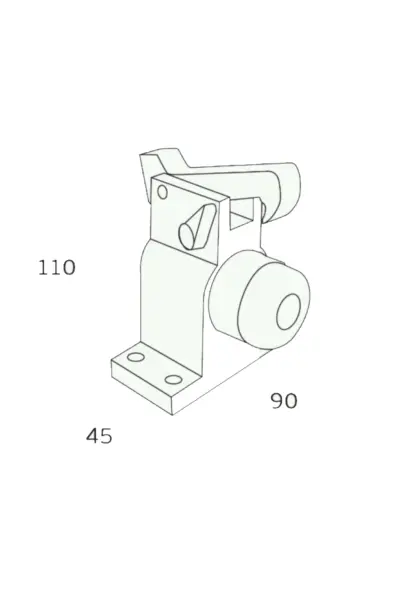 JNF DOOR STOPPER FOR HEAVY DOORS - IN.13.010 - Image 4
