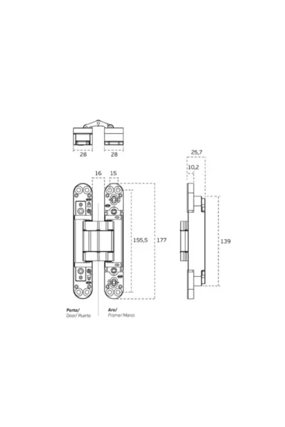 JNF COPLAN 175 (120KG)- CONCEALED HINGE WITH 3D ADJUSTMENT - IN.05.062 - Image 5