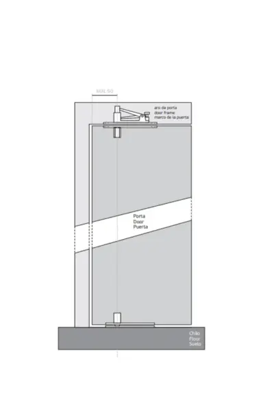 JNF DOOR PIVOT - SINGLE OR DOUBLE ACTION - IN.05.196.0.ECO - Image 5