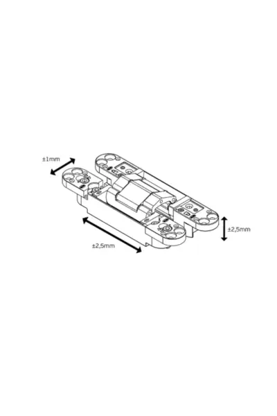 JNF COPLAN 150 (80KG) - CONCEALED HINGE WITH 3D ADJUSTMENT - IN.05.061 - Image 9