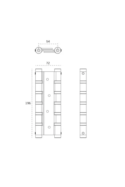 JNF DOUBLE ACTION SPRING HINGE - IN.05.655 - Image 2