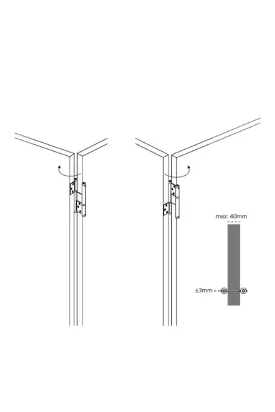 JNF DOUBLE ACTION SPRING HINGE - IN.05.660 - Image 6
