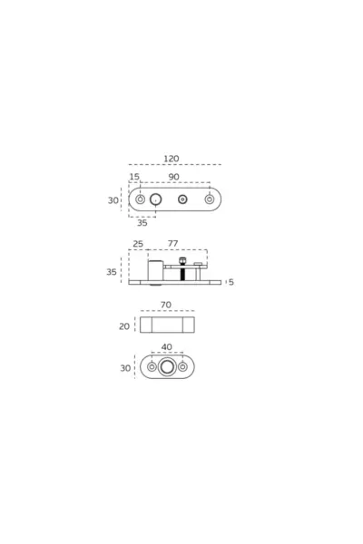 JNF PIVOT SYSTEM WITH DOOR FRAME FIXING - IN.05.202 - Image 4