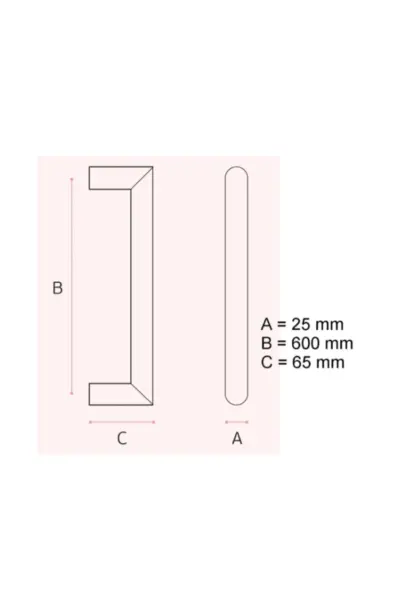 JNF STAINLESS STEEL PULL HANDLES - IN.07.204.D.25 - Image 3