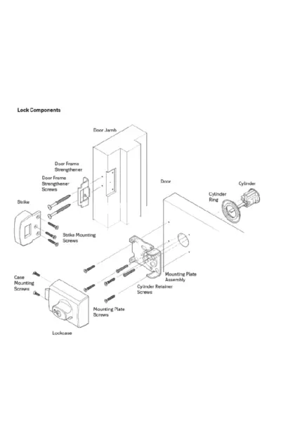 LOCKWOOD DOUBLE CYLINDER NIGHTLATCH/DEADLATCH WITH KNOB - FOR OPEN IN DOORS - L001-1K1 - Image 11