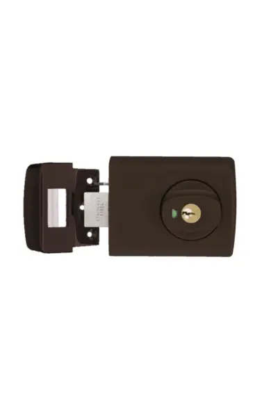 LOCKWOOD DOUBLE CYLINDER NIGHTLATCH/DEADLATCH WITH KNOB - FOR OPEN IN DOORS - L001-1K1 - Image 3