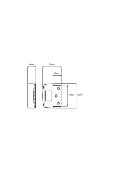 LOCKWOOD DOUBLE CYLINDER NIGHTLATCH/DEADLATCH WITH KNOB - FOR OPEN IN DOORS - L001-1K1 - Image 9
