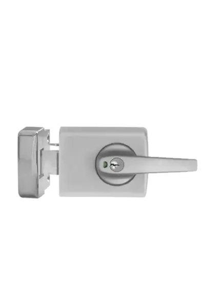 LOCKWOOD DOUBLE CYLINDER NIGHTLATCH/DEADLATCH WITH LEVER - FOR OPEN IN DOORS - L001-1L1SP