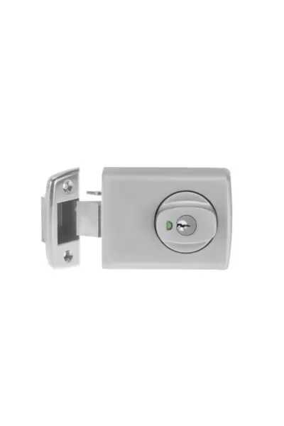 LOCKWOOD DOUBLE CYLINDER NIGHTLATCH/DEADLATCH WITH KNOB - FOR OPEN OUT DOORS - L001-4K1