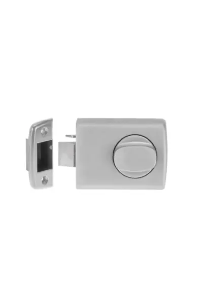 LOCKWOOD SINGLE CYLINDER NIGHTLATCH/DEADLATCH WITH KNOB - FOR OPEN OUT DOORS - L002-4K1