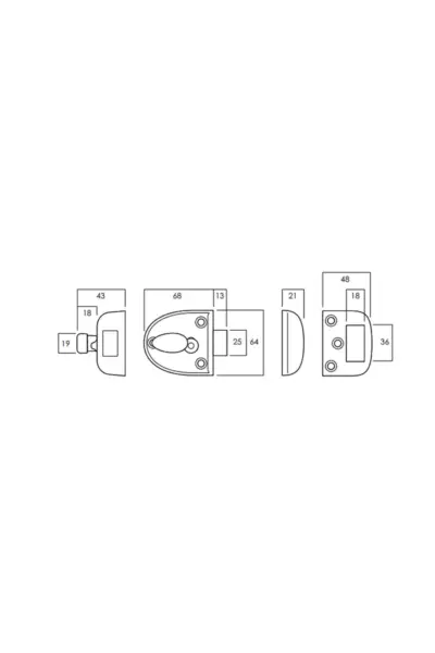 LOCKWOOD 200 NARROW STILE STREAMLATCH - Image 4