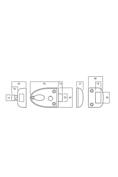 LOCKWOOD 211 NIGHTLATCH - Image 3