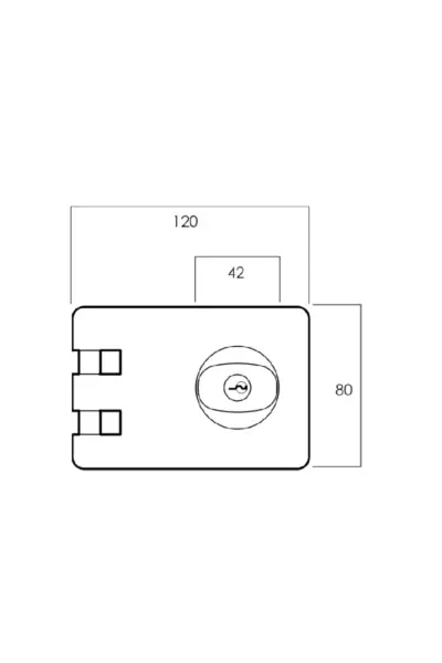 LOCKWOOD 303 SINGLE CYLINDER DEADLOCK - Image 5