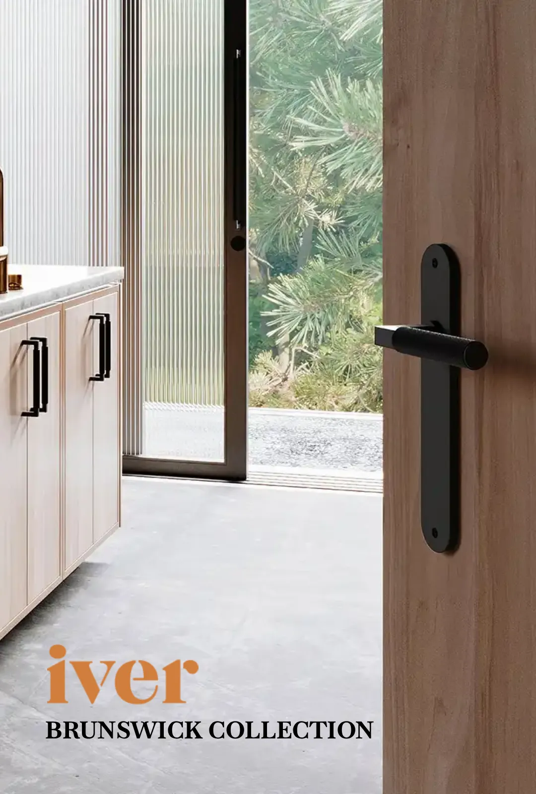 Iver Life Door and cabinet handles supplied by Beyond Hardware, New Zealand.