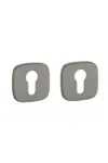 ENGER SQUARE EURO ESCUTCHEON - 6255RS7AS