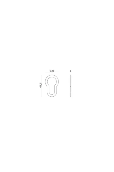 JNF EVEN LESS EURO ESCUTCHEON - IN.04.RY01S - Image 3
