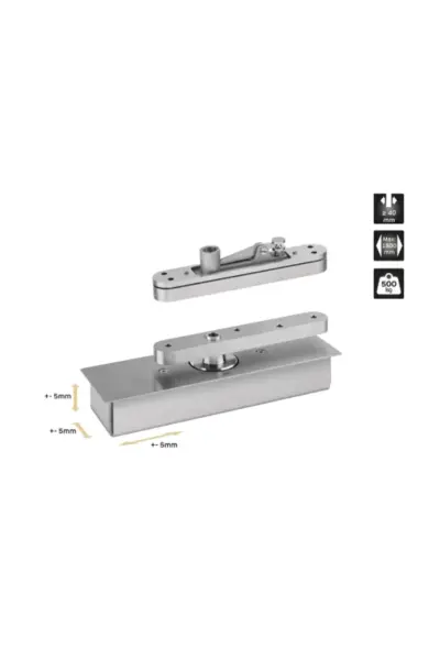 JNF PIVOT FOR SINGLE OR DOUBLE ACTION DOORS (500kg) - IN.05.500 - Image 5