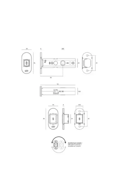 JNF MAGNETIC PRIVACY LATCH - IN.20.167 - Image 5