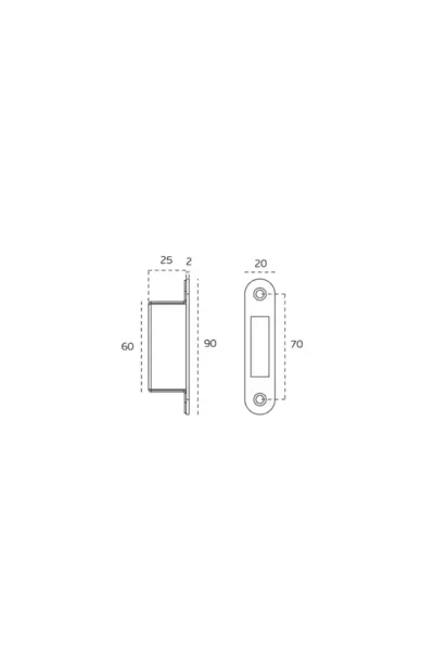 JNF EURO SLIDING DOOR LOCK - IN.20.500 - Image 4