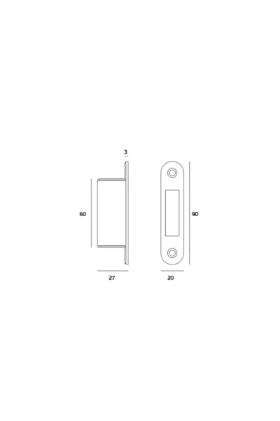 JNF EURO SLIDING DOOR LOCK WITH RETRACTABLE HANDLE - IN.20.501 - Image 5